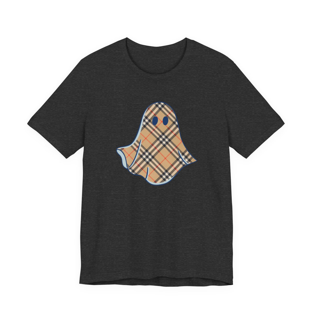 Boujee "Booburry" Plaid Ghost Halloween Tee Shirt