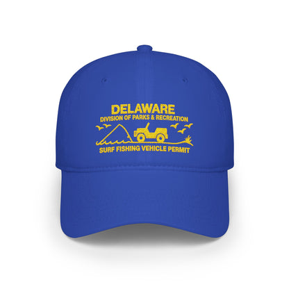 Delaware Parks & Recreation Surf Fishing Vehicle Permit Embroidered Cap