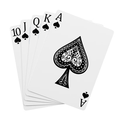 Delaware Surf Fishing Permit Playing Cards — Deck of Poker Cards with Ace Spade Design