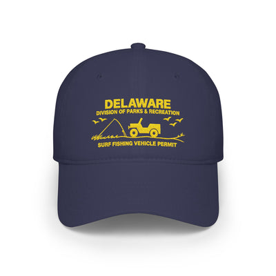 Delaware Parks & Recreation Surf Fishing Vehicle Permit Embroidered Cap