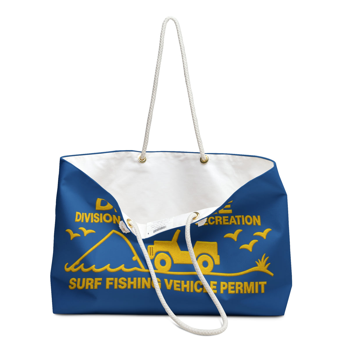 Delaware Surf Fishing Weekender Bag – State Parks Permit Beach Tote