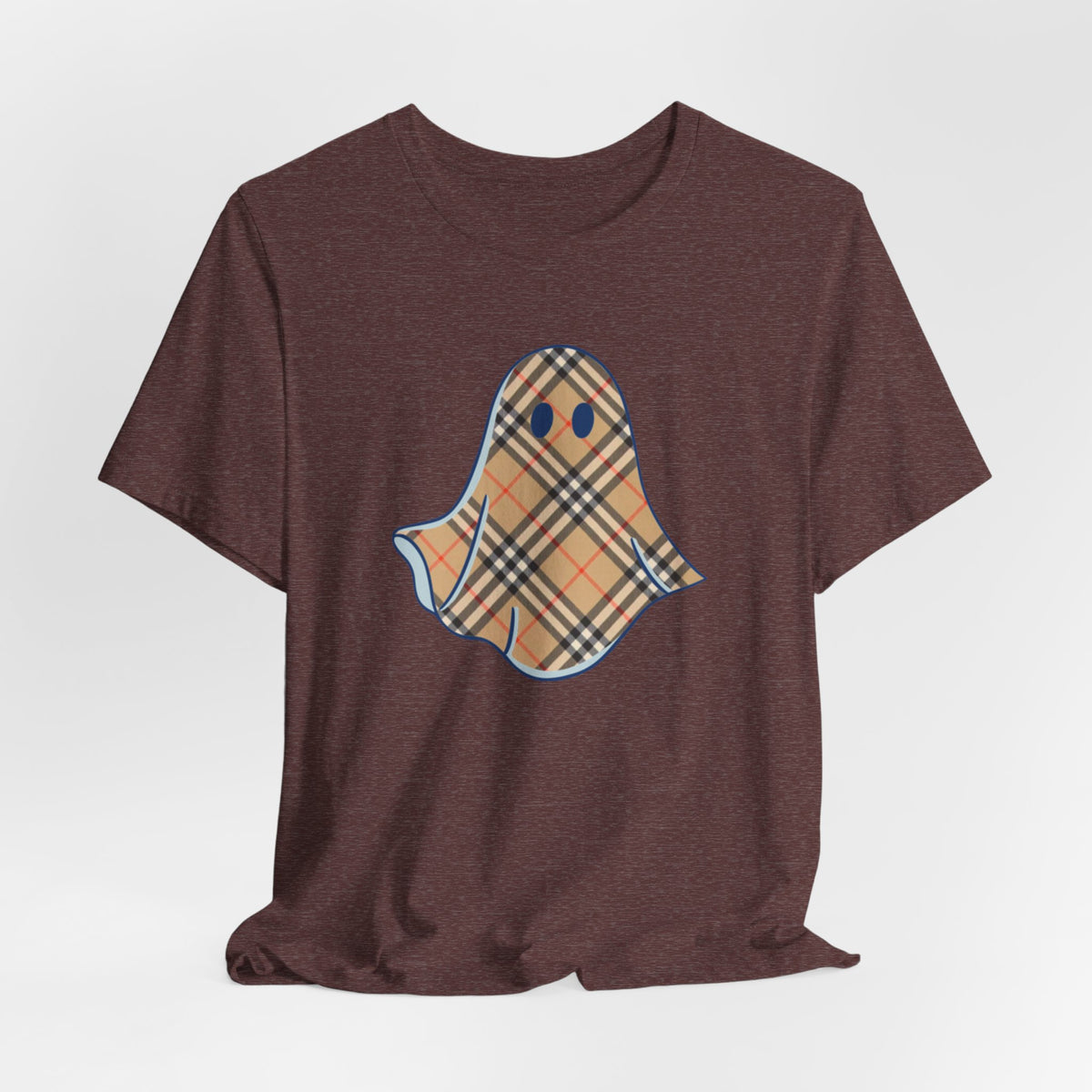 Boujee "Booburry" Plaid Ghost Halloween Tee Shirt