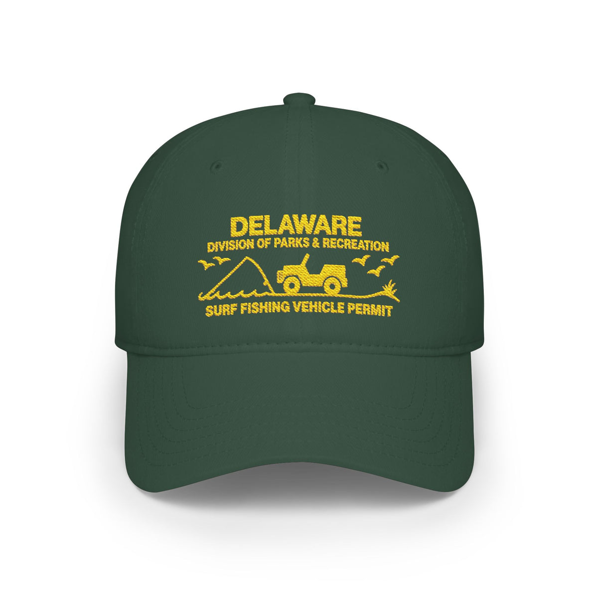 Delaware Parks & Recreation Surf Fishing Vehicle Permit Embroidered Cap