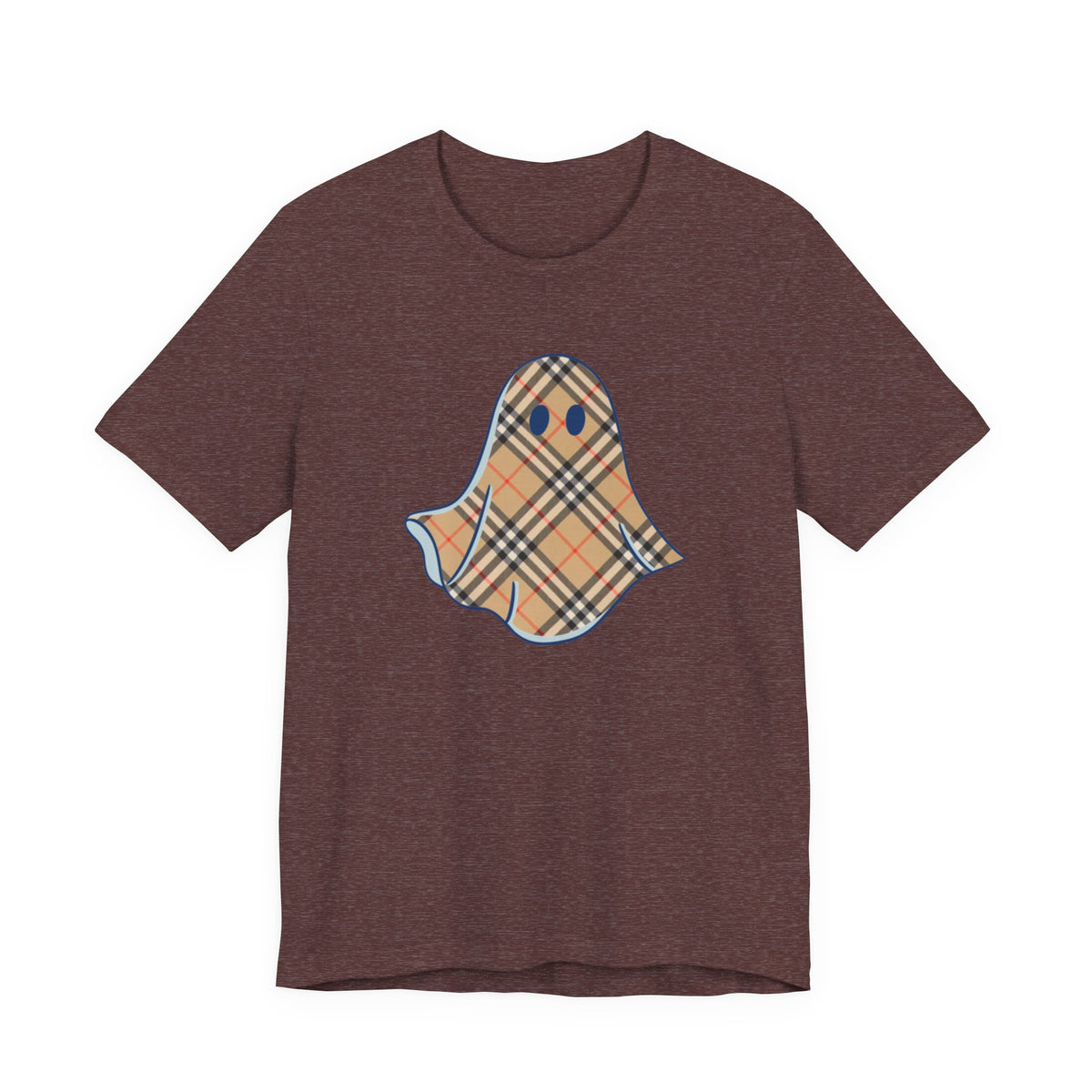 Boujee "Booburry" Plaid Ghost Halloween Tee Shirt