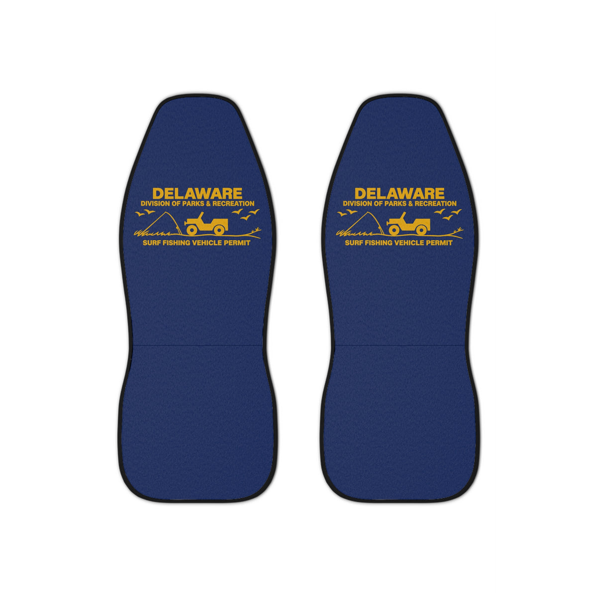 Delaware Surf Fishing Car Seat Covers — Coastal Park & Recreation Design