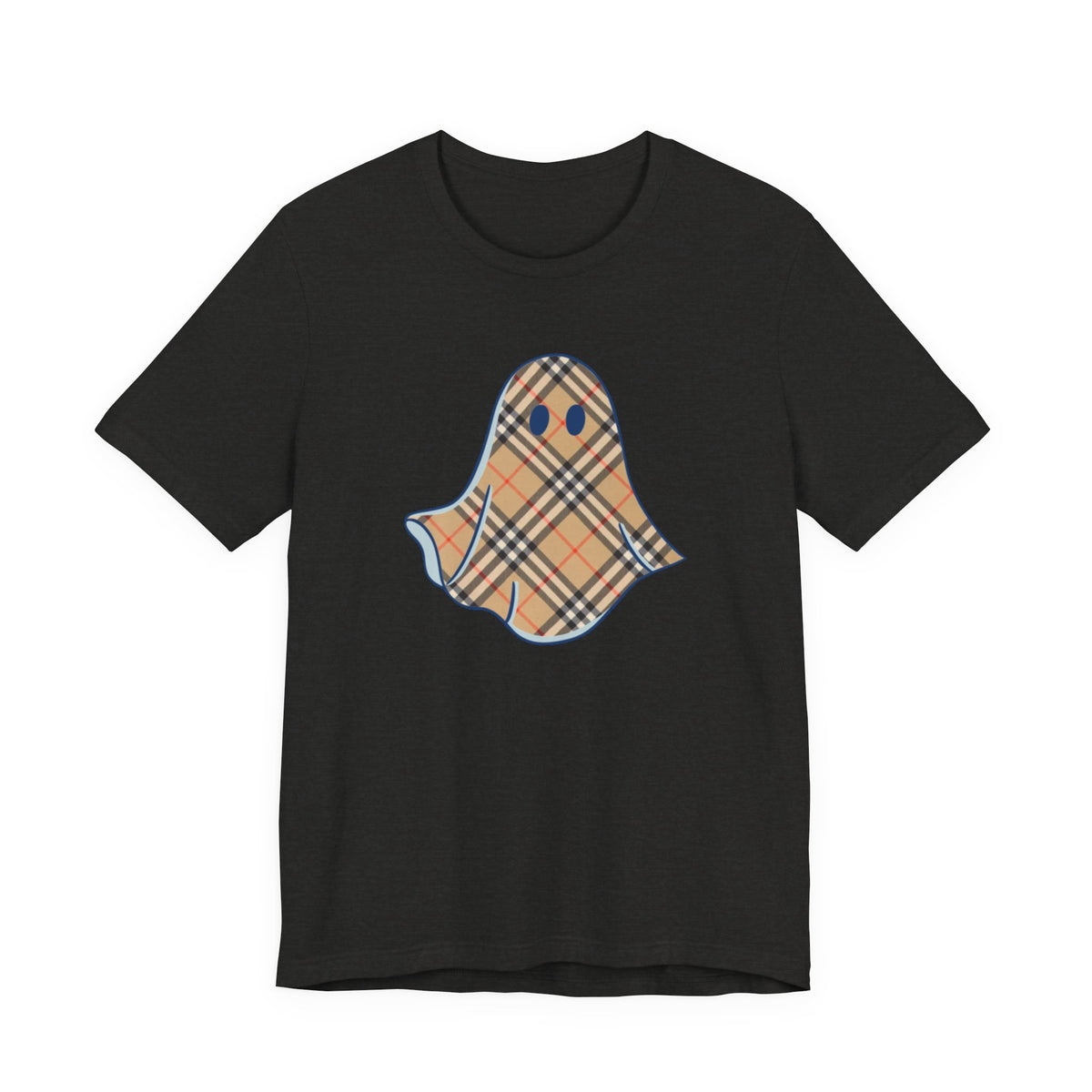 Boujee "Booburry" Plaid Ghost Halloween Tee Shirt