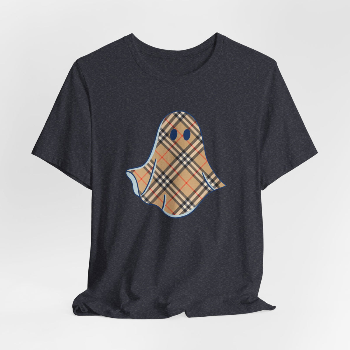 Boujee "Booburry" Plaid Ghost Halloween Tee Shirt