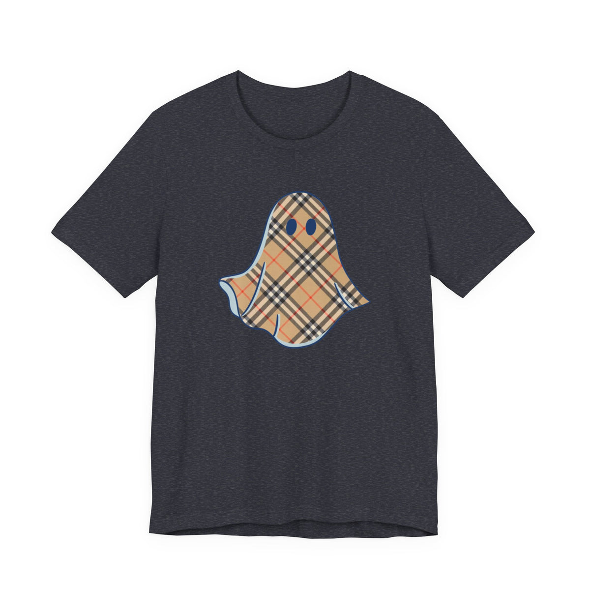 Boujee "Booburry" Plaid Ghost Halloween Tee Shirt