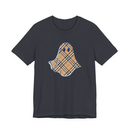 Boujee "Booburry" Plaid Ghost Halloween Tee Shirt