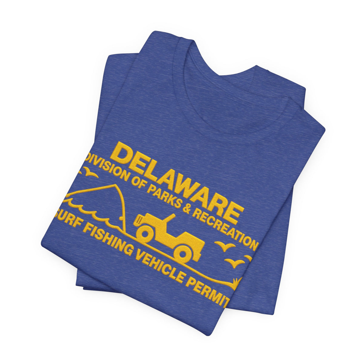 Delaware Surf Fishing Vehicle Permit Tee — Coastal Parks & Recreation Shirt