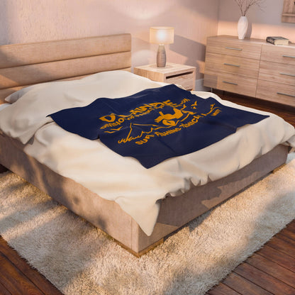 Delaware Parks & Recreation Surf Fishing Permit Velveteen Plush Blanket