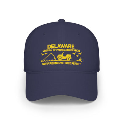 Delaware Parks & Recreation Surf Fishing Vehicle Permit Embroidered Cap