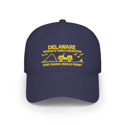 Delaware Parks & Recreation Surf Fishing Vehicle Permit Embroidered Cap